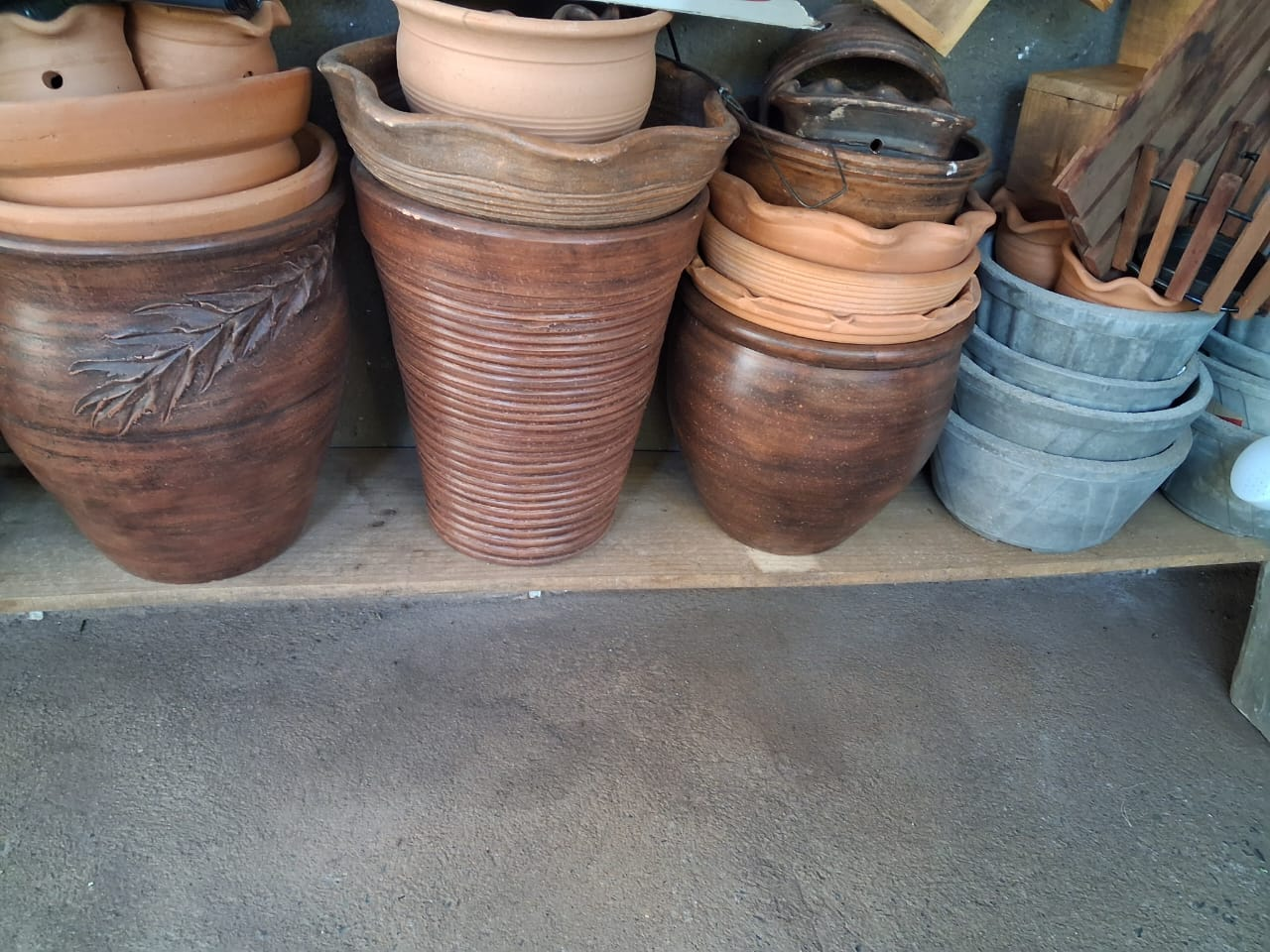 Vaso Cerâmica Floral